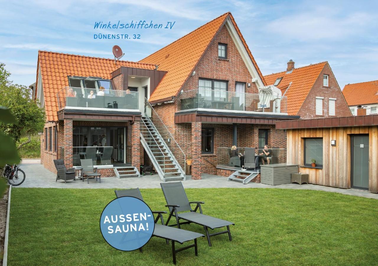Winkelschiffchen IV Mit Sauna Juist Exterior foto